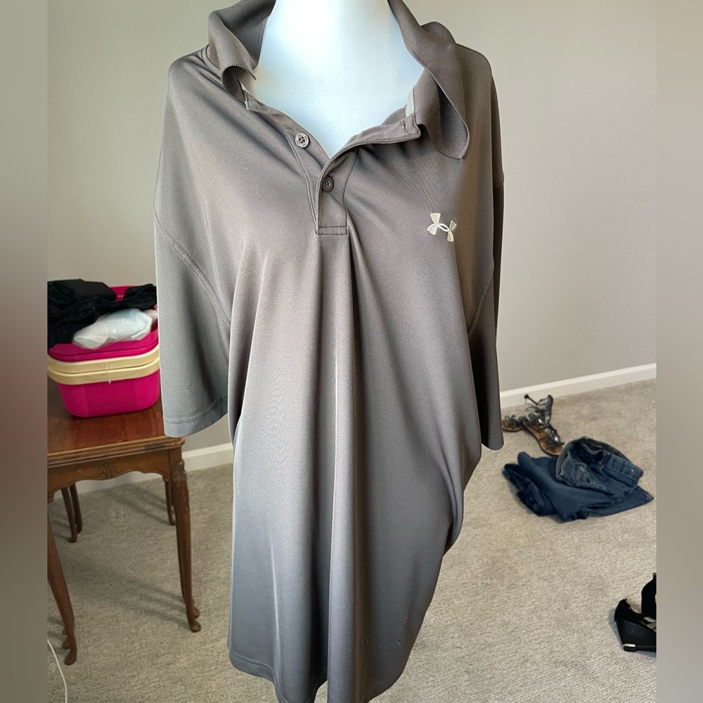 Under Armour Brown Collared Shirt